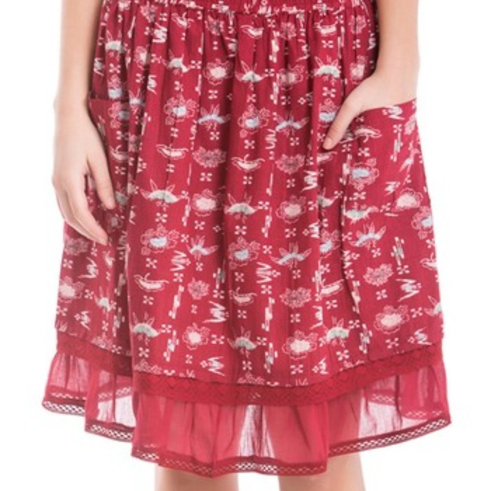 NWT YH Sunrise Floral Skirt